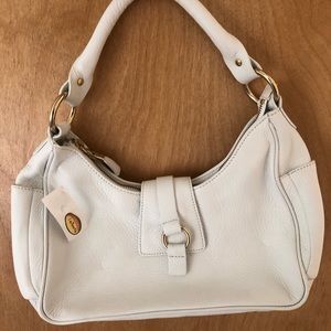 NWT Talbots White Shoulder Bag